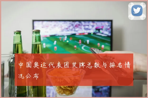 中国奥运代表团奖牌总数与排名情况公布